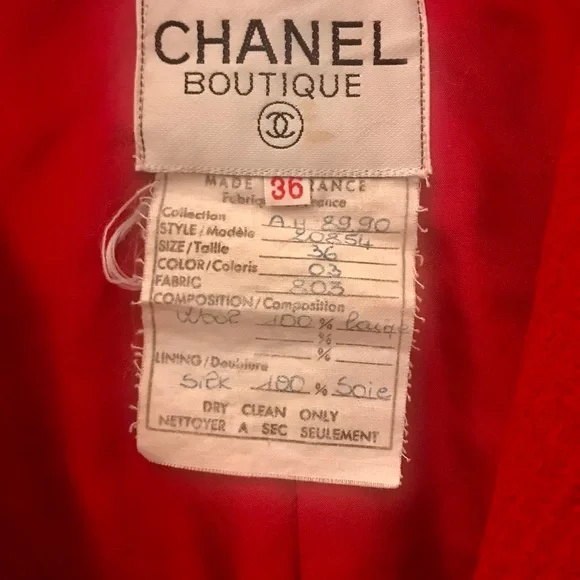 Chanel Wool Coat jacket